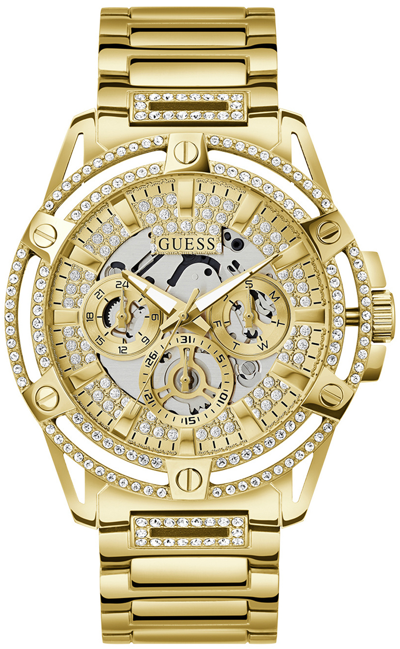 Guess Herrklocka GW0497G2 Classic Guldtonad/Gulguldtonat stål Ø48 mm