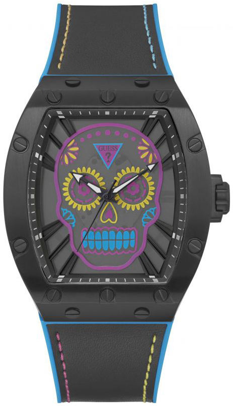 Guess Herrklocka GW0506G1 Catrin Grå/Gummi - Guess