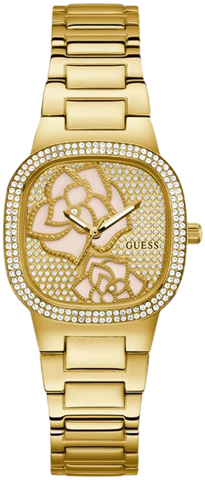 Guess Damklocka GW0544L2 Bud Guld/Gulguldtonat stål - Guess