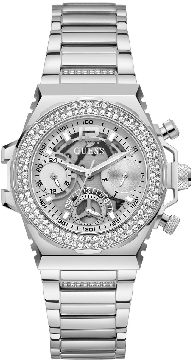 Guess Damklocka GW0552L1 Fusion Silverfärgad/Stål Ø36 mm