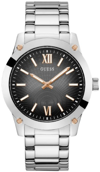 Guess Herrklocka GW0574G1 Crescent Grå/Stål Ø42 mm