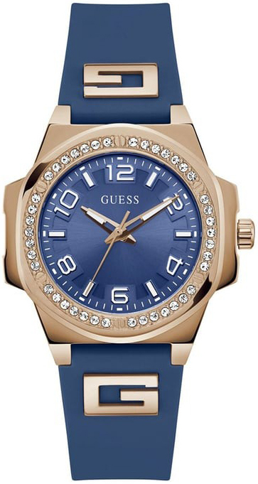 Guess Damklocka GW0617L3 Hype Blå/Roséguldstonat stål Ø36 mm - Guess