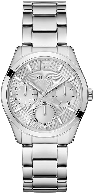 Guess Damklocka GW0760L1 Zoe Silverfärgad/Stål Ø38 mm - Guess