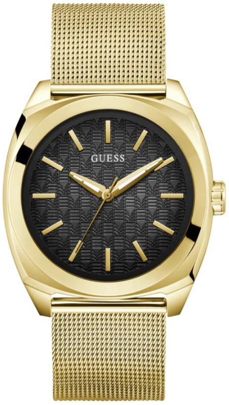 Guess Herrklocka GW0794G2 Dress Svart/Gulguldtonat stål - Guess