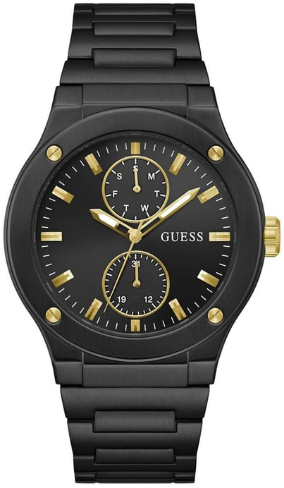 Guess Herrklocka GW0795G3 Jet Svart/Stål Ø45 mm - Guess
