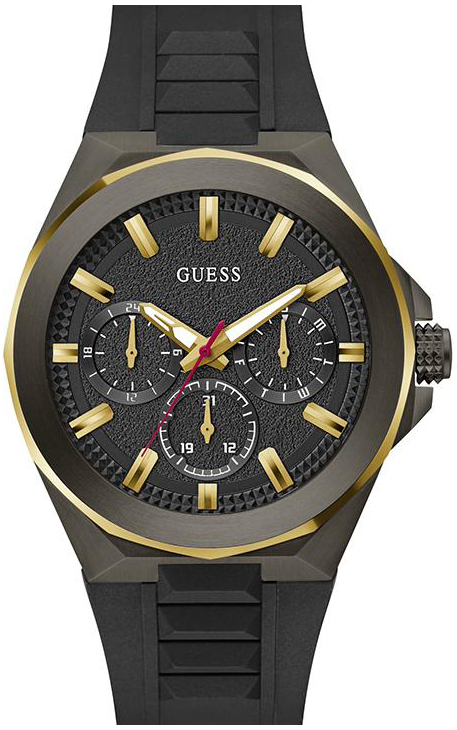 Guess Herrklocka GW0799G1 Dashboard Grå/Gummi Ø46 mm - Guess