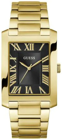 Guess Damklocka GW0896G2 Clyde Svart/Gulguldtonat stål - Guess