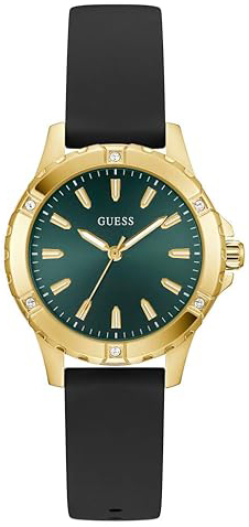 Guess Damklocka GW0949L2 Mist Gr&ouml;n/Gummi &Oslash;35 mm