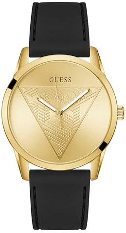 Guess Herrklocka GW0957G2 Clark Guld/Gummi Ø42 mm