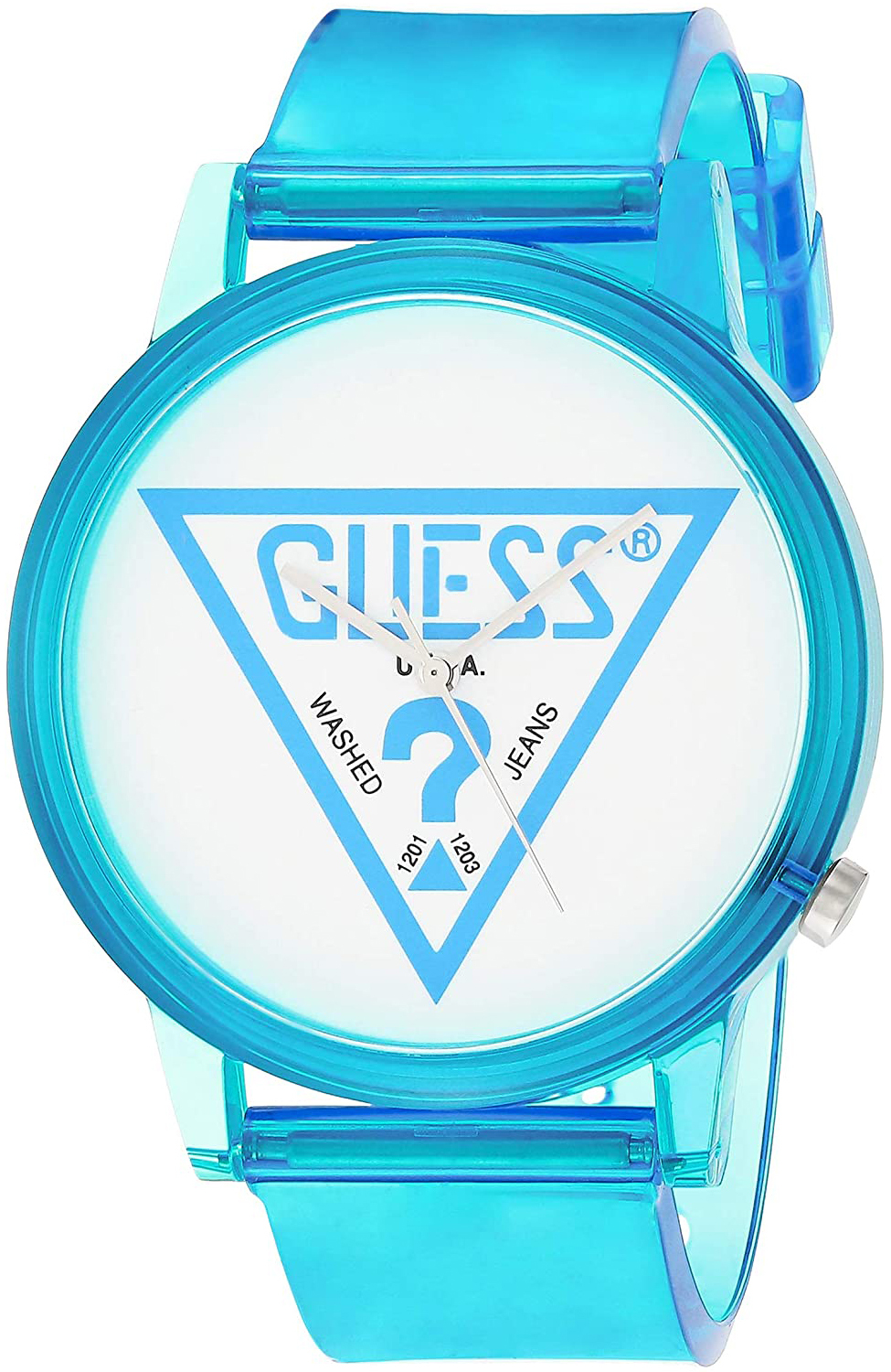 Guess Damklocka V1018M5 Vit/Gummi Ø42 mm - Guess