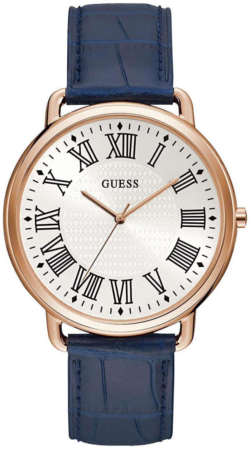 Guess Herrklocka W1164G2 Vit/Läder Ø44 mm - Guess