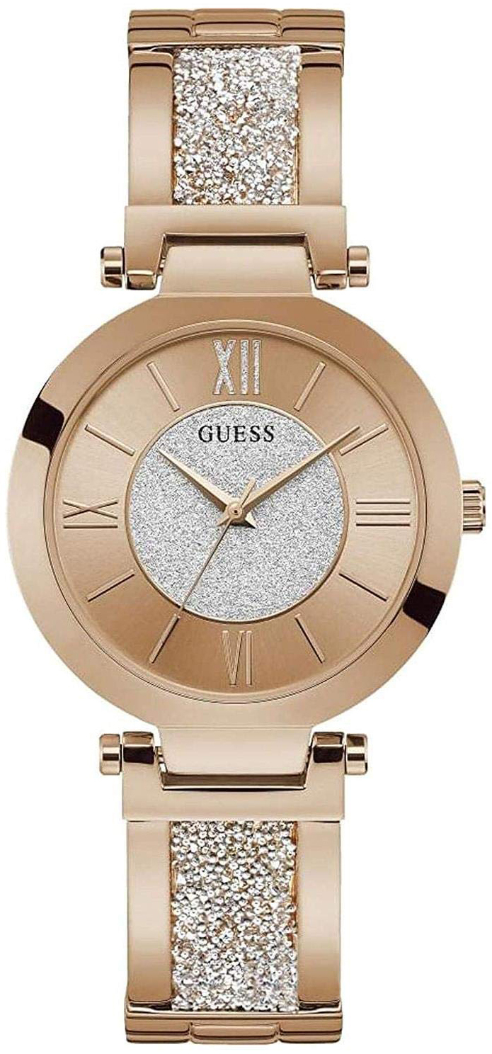 Guess Damklocka W1288L3 Roséguldstonad/Roséguldstonat stål Ø36 mm - Guess