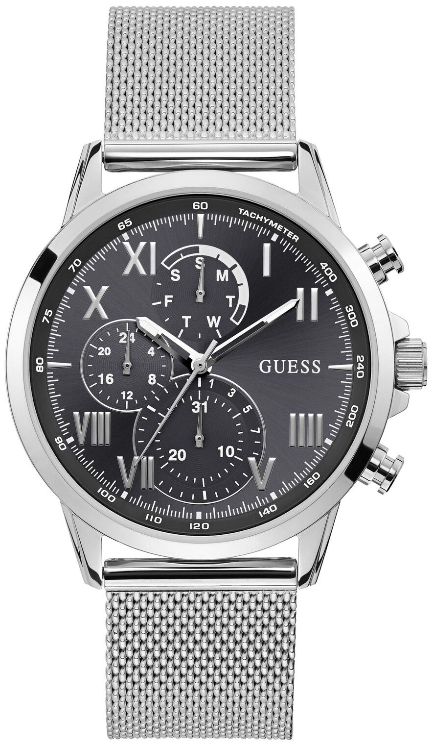 Guess Herrklocka W1310G1 Grå/Stål Ø44 mm - Guess