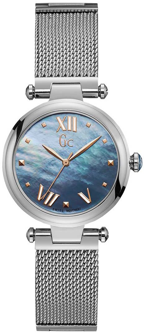 Guess Damklocka Y31001L7 Blå/Stål Ø32 mm - Guess