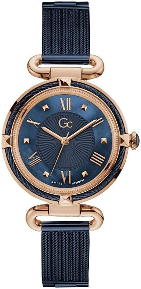 Guess Damklocka Y58008L7MF Blå/Stål Ø36 mm - Guess