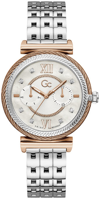 Guess Damklocka Y76001L1MF Starlight Vit/Stål Ø38 mm - Guess