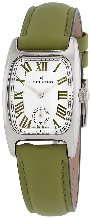 Hamilton Damklocka H13321813 American Classic Boulton Vit/Läder - Hamilton