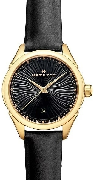 Hamilton Damklocka H32201430 Jazzmaster Svart/Satin Ø30 mm - Hamilton