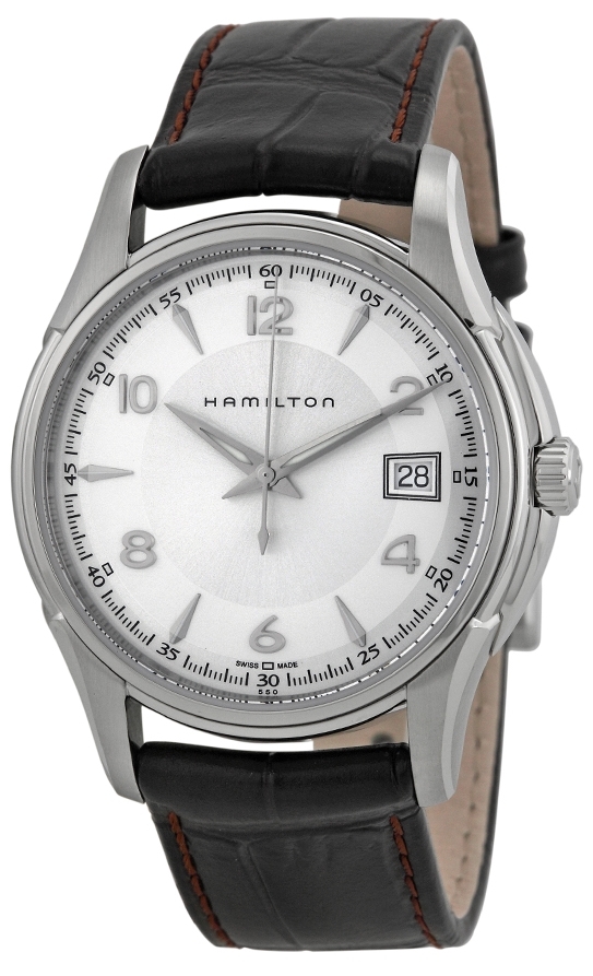 Hamilton Herrklocka H32411555 Silverfärgad/Läder Ø38 mm - Hamilton