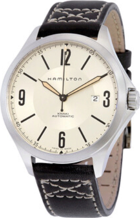 Hamilton Herrklocka H32565521 Jazzmaster Grå/Läder Ø40 mm - Hamilton