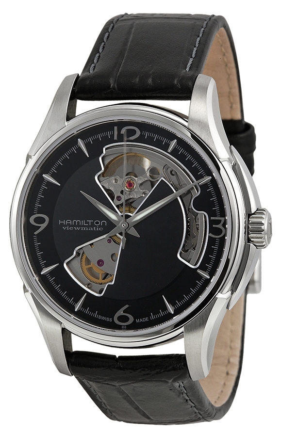 Hamilton Herrklocka H32565735 Svart/Läder Ø40 mm - Hamilton