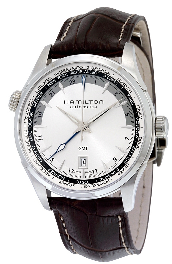 Hamilton Herrklocka H32605551 Silverfärgad/Läder Ø42 mm - Hamilton