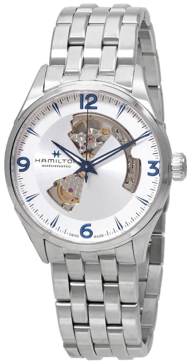Hamilton Herrklocka H32705152 Jazzmaster Open Heart Auto Vit/Stål - Hamilton