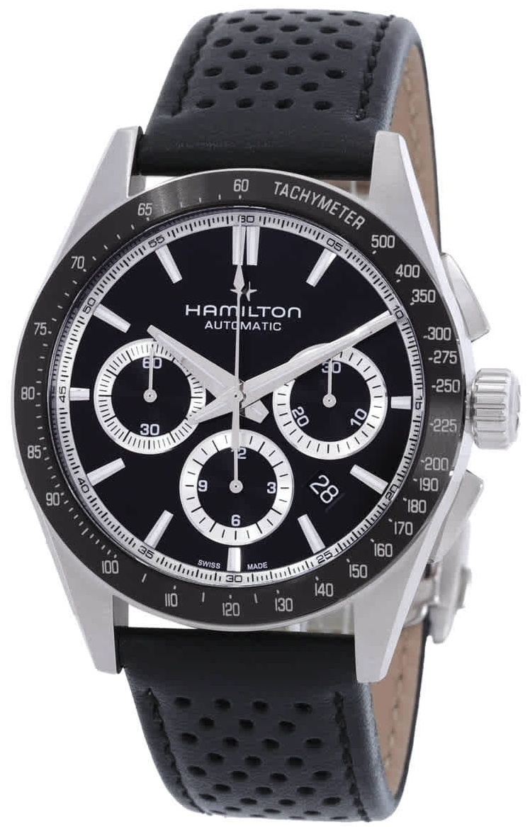 Hamilton Herrklocka H36606730 Jazzmaster Performer Svart/Läder Ø42 - Hamilton