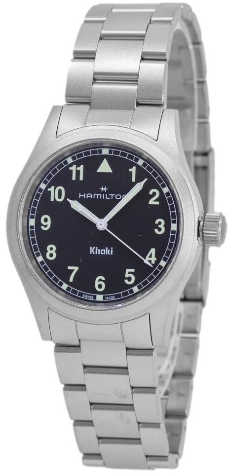 Hamilton Herrklocka H69401130 Khaki Field Svart/Stål Ø38 mm - Hamilton