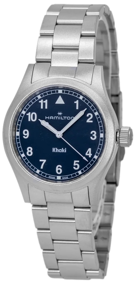 Hamilton Herrklocka H69401140 Khaki Field Blå/Stål Ø38 mm - Hamilton