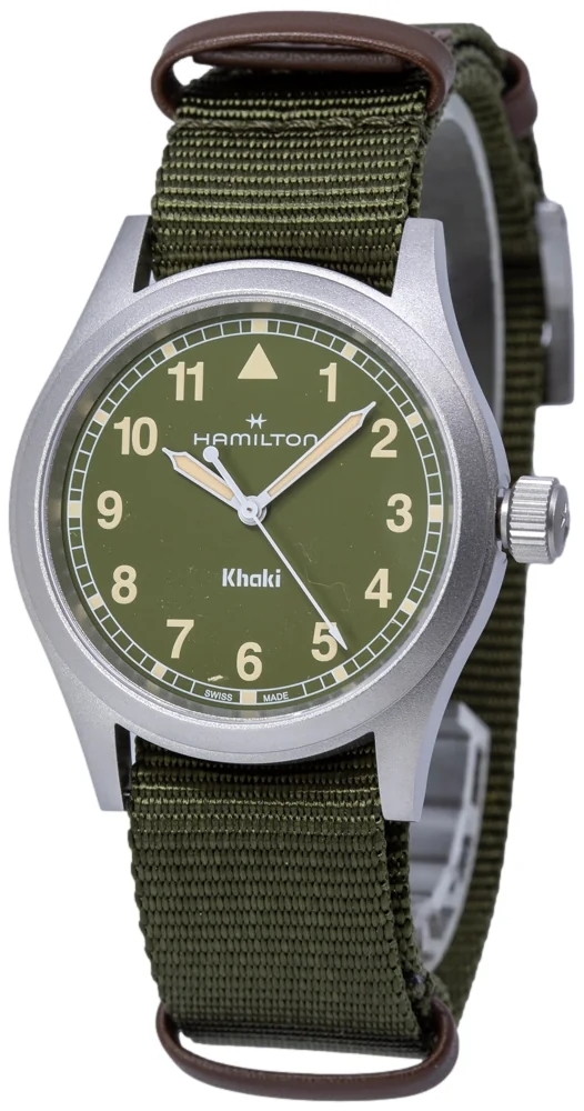 Hamilton Herrklocka H69401960 Khaki Field Grön/Textil Ø38 mm - Hamilton