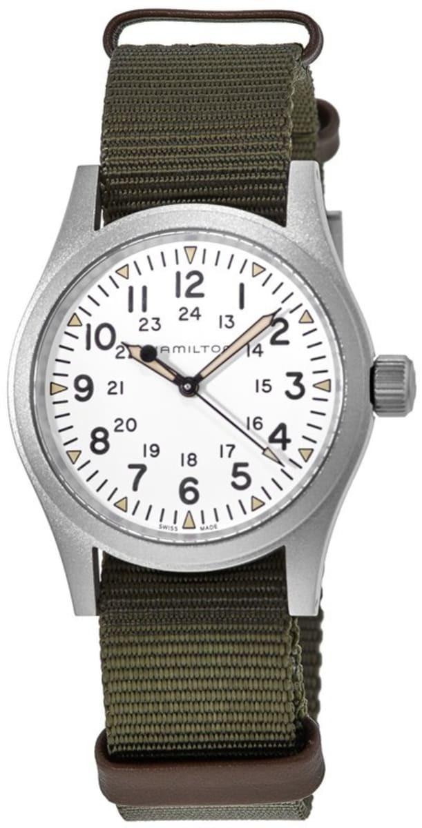 Hamilton Herrklocka H69439411 Vit/Läder Ø38 mm - Hamilton