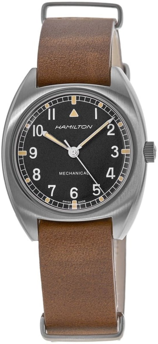 Hamilton Herrklocka H76419531 Svart/Läder Ø36 mm - Hamilton