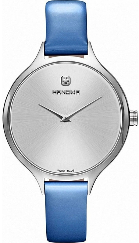 Hanowa Damklocka 16-6058.04.001.59 Glossy Silverfärgad/Läder Ø36 mm - Hanowa