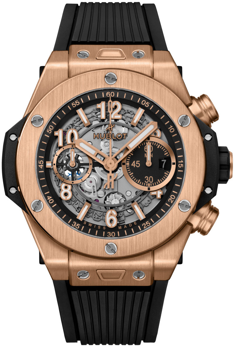 Hublot Herrklocka 421.OX.1180.RX Big Bang 44mm Svart/Gummi Ø44 mm - Hublot