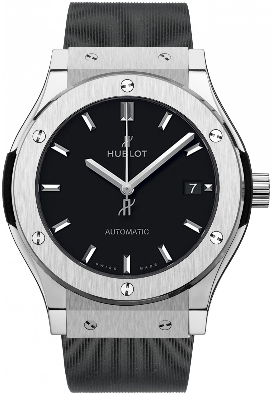 Hublot Herrklocka 511.NX.1171.RX Classic Fusion Svart/Gummi Ø45 mm - Hublot