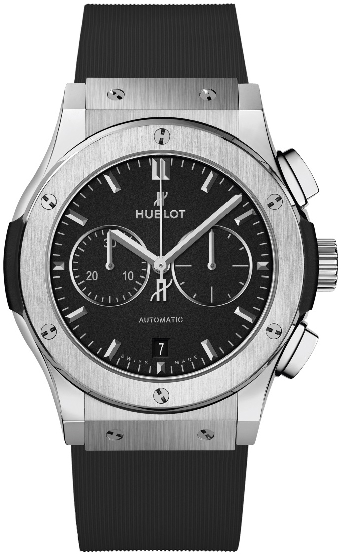 Hublot Herrklocka 541.NX.1171.RX Classic Fusion Svart/Gummi Ø42 mm - Hublot