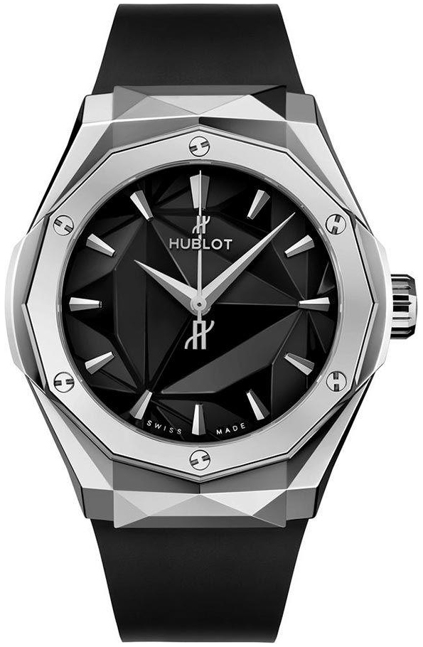 Hublot Herrklocka 550.NS.1800.RX.ORL19 Classic Fusion Svart/Gummi - Hublot