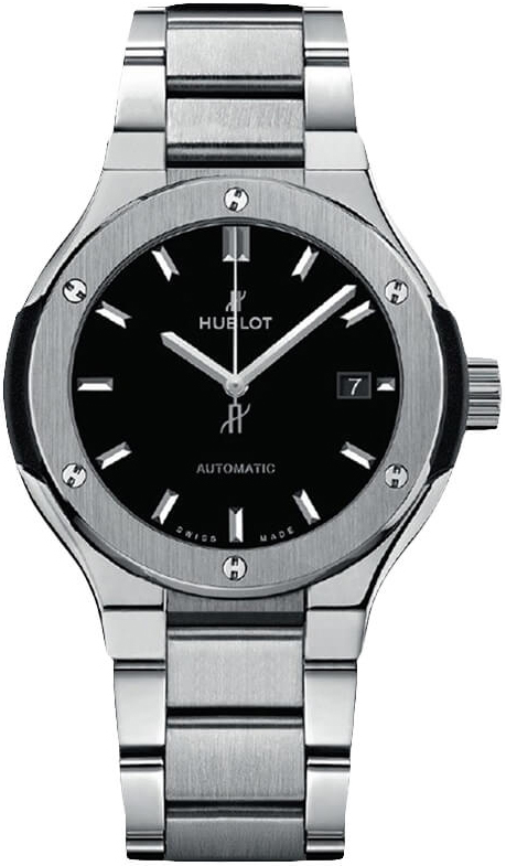 Hublot Damklocka 585.NX.1170.NX Classic Fusion Svart/Titan Ø33 mm - Hublot