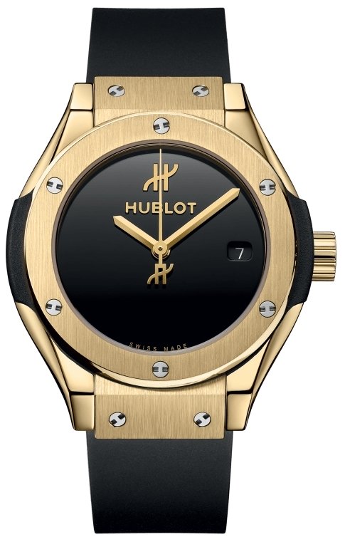 Hublot Damklocka 591.VX.1230.RX.MDM Classic Fusion Svart/Gummi Ø29 mm - Hublot