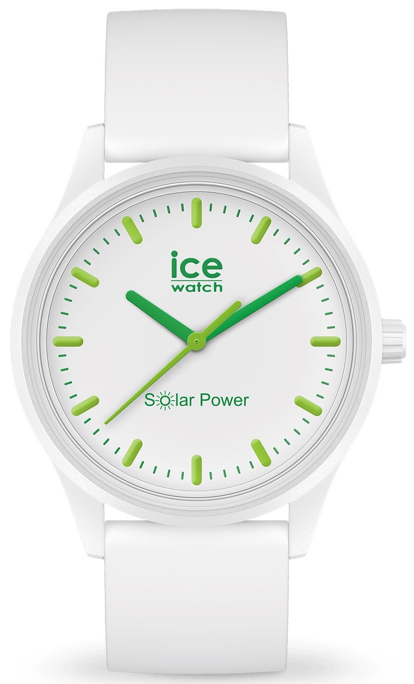 Ice Watch 017762 Ice Solar Power Vit/Gummi Ø40 mm - Ice Watch