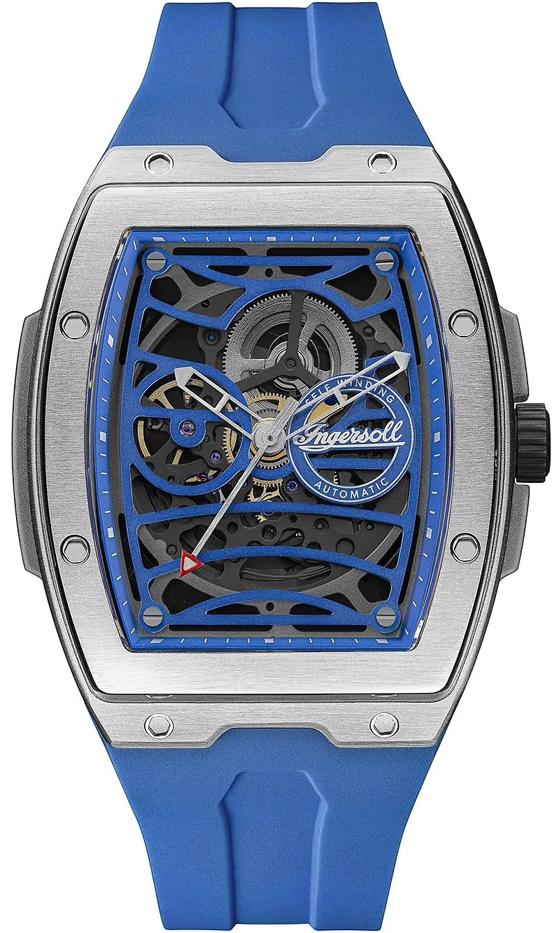 Ingersoll Herrklocka I12308 The Challenger Blå/Gummi Ø45 mm - Ingersoll