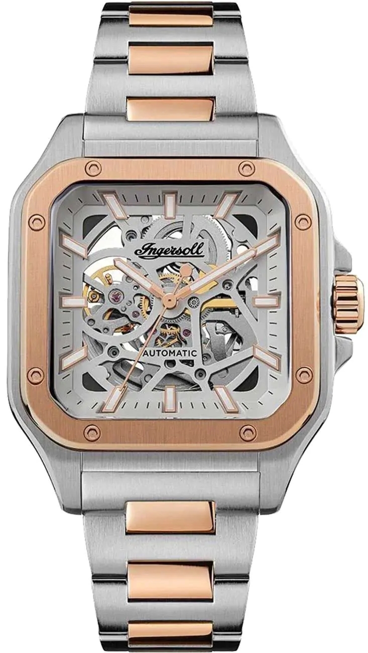 Ingersoll Herrklocka I14502 The Ollie Silverfärgad/Roséguldstonat - Ingersoll