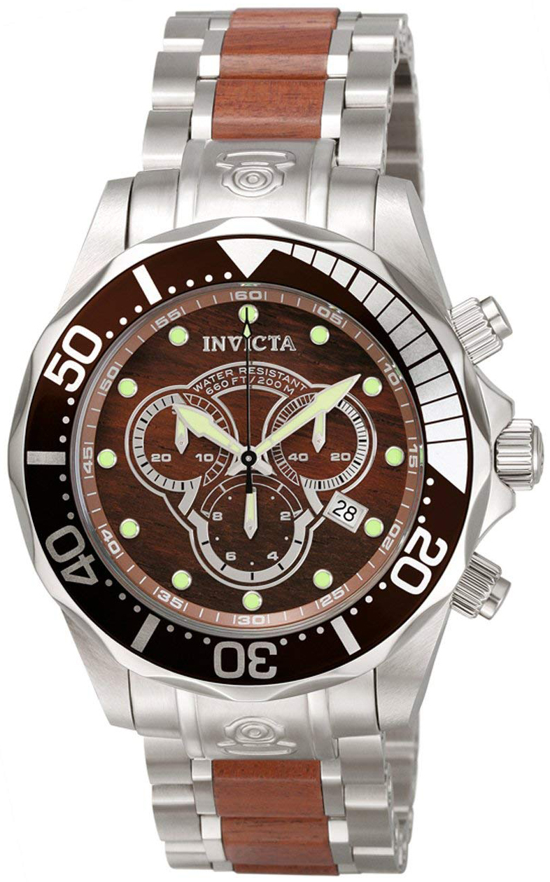 Invicta Pro Diver Herrklocka 0164 Brun/Stål Ø47 mm - Invicta