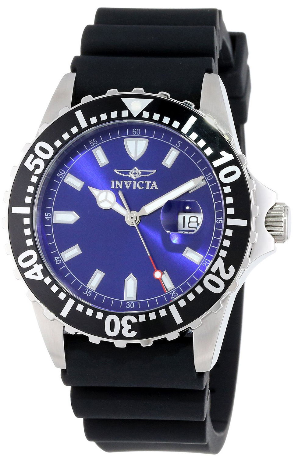 Invicta Pro Diver Herrklocka 10919 Blå/Gummi Ø44 mm - Invicta