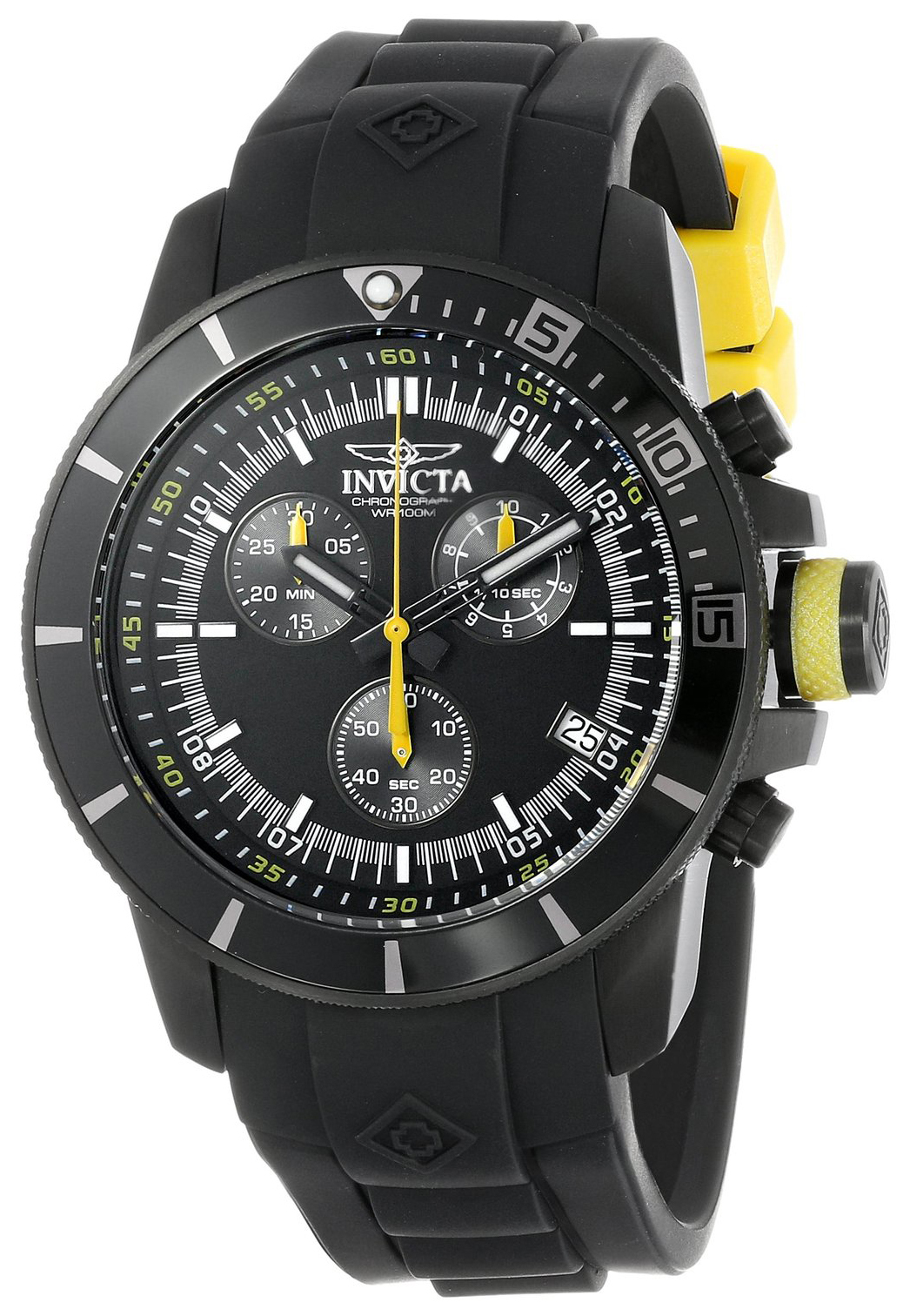 Invicta Pro Diver Herrklocka 11748 Svart/Gummi Ø46 mm - Invicta