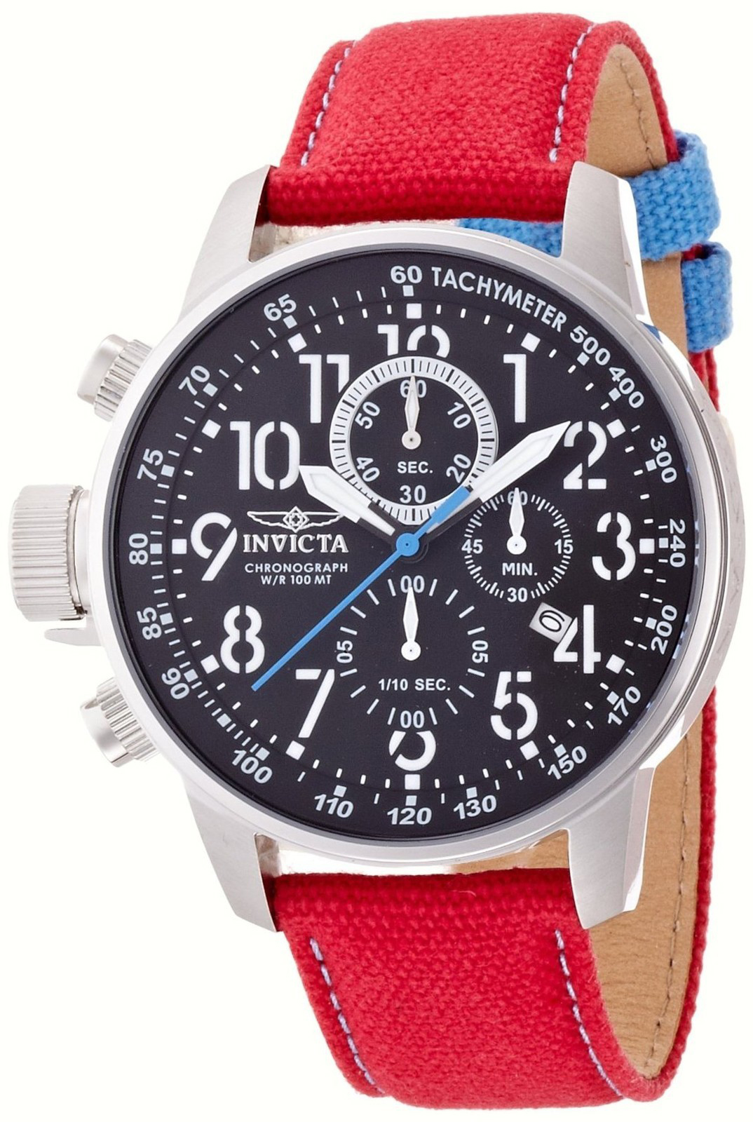Invicta Herrklocka 12070 Force Svart/Textil Ø46 mm - Invicta