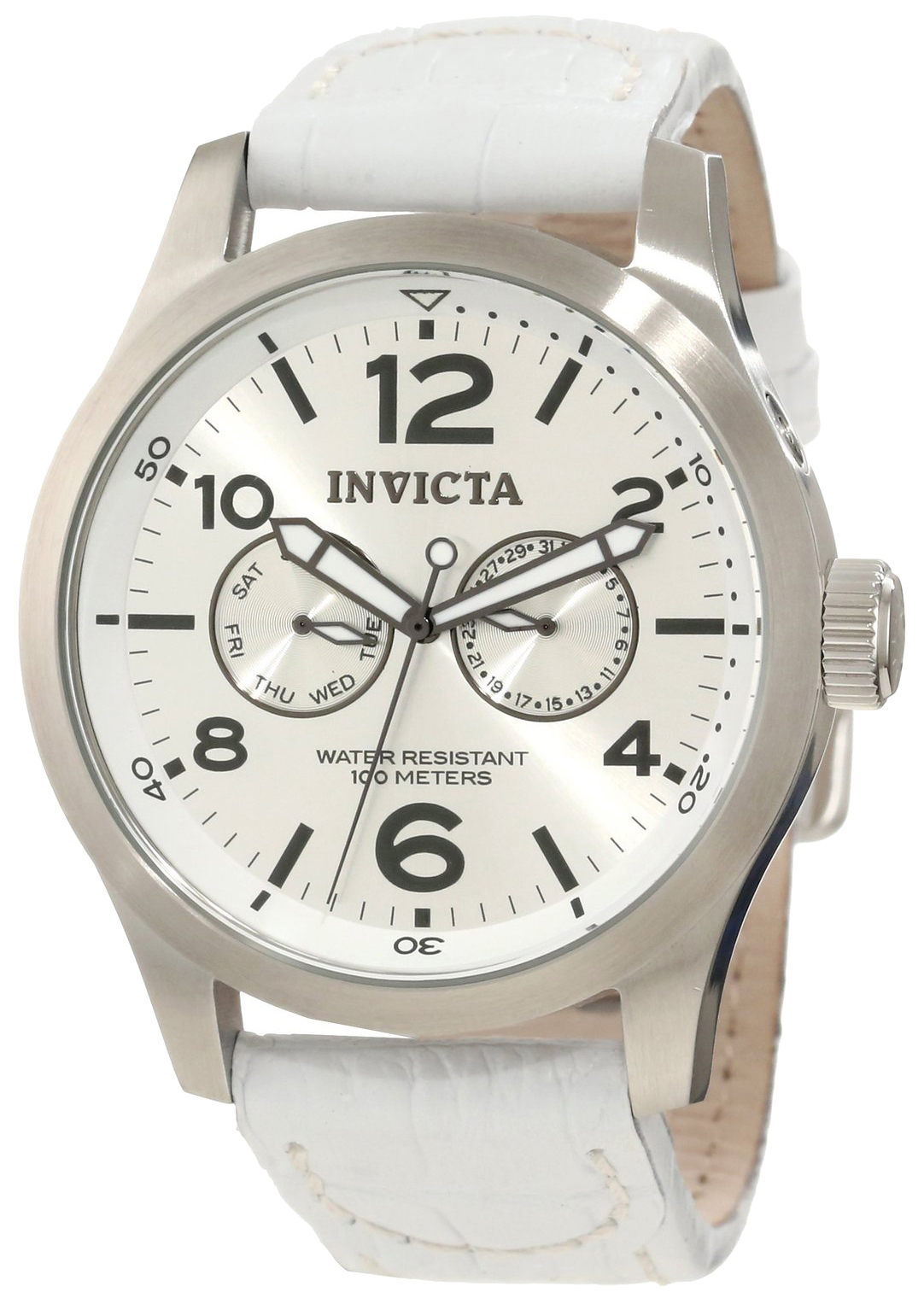 Invicta Herrklocka 12170 Specialty Silverfärgad/Läder Ø48 mm - Invicta