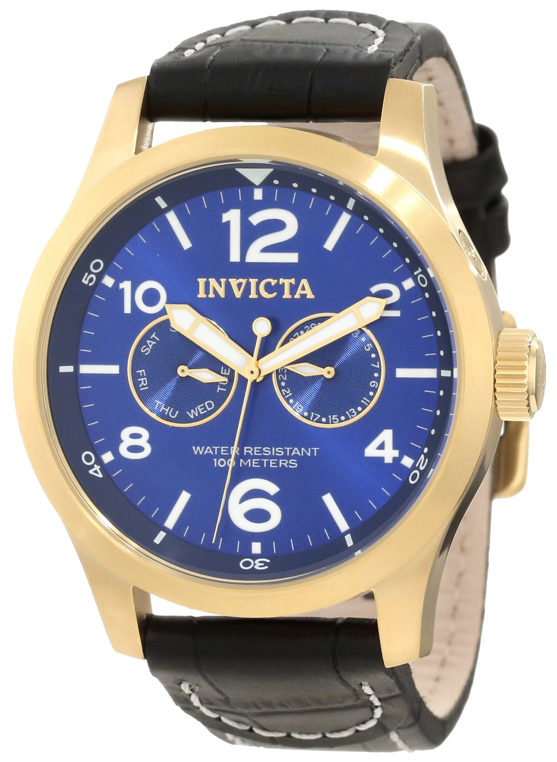 Invicta Herrklocka 12173 Specialty Blå/Läder Ø48 mm - Invicta