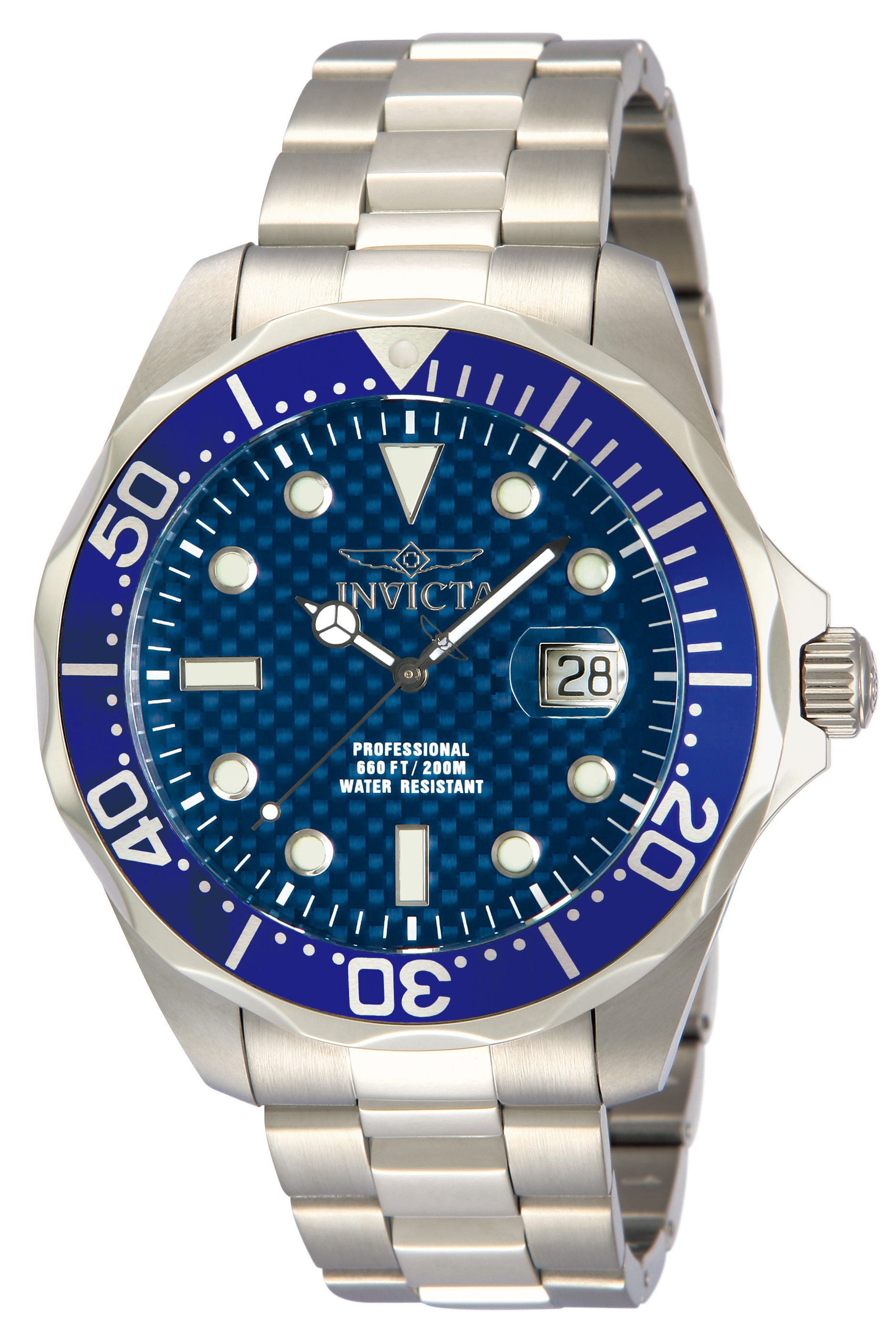 Invicta Pro Diver Herrklocka 12563 Blå/Stål Ø47 mm - Invicta